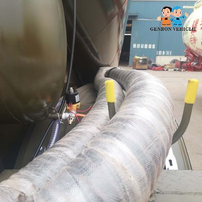 Трейлер топливозаправщика подвеса воздуха 3 цапф сухой оптовый используемый для того чтобы транспортировать миномет оптового порошка цемента сухой